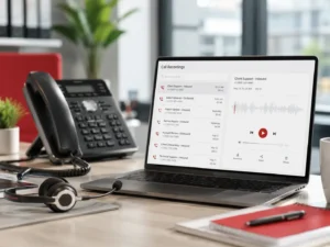 Business call recordings dashboard setup